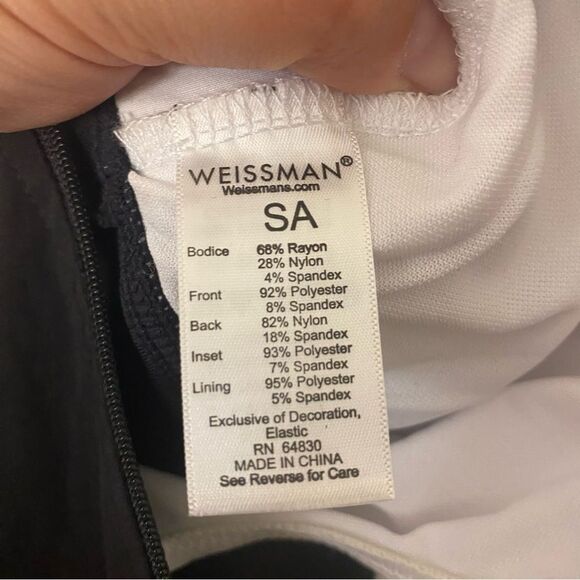 Weissman dance costume white black ring master tux Ring-A-Ding-Ding 14573 SA - Picture 11 of 12